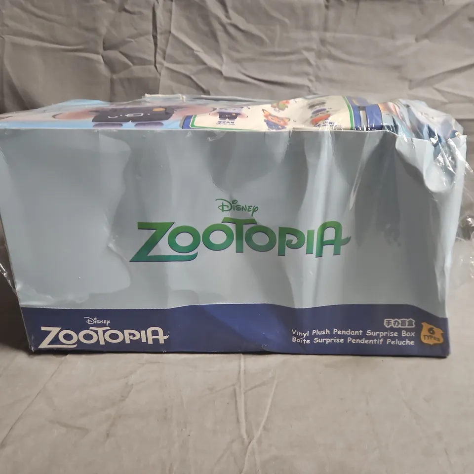 sealed Disney Zootopia Vinyl Plush Pendant Surprise Box – 6-Piece Mystery Figures