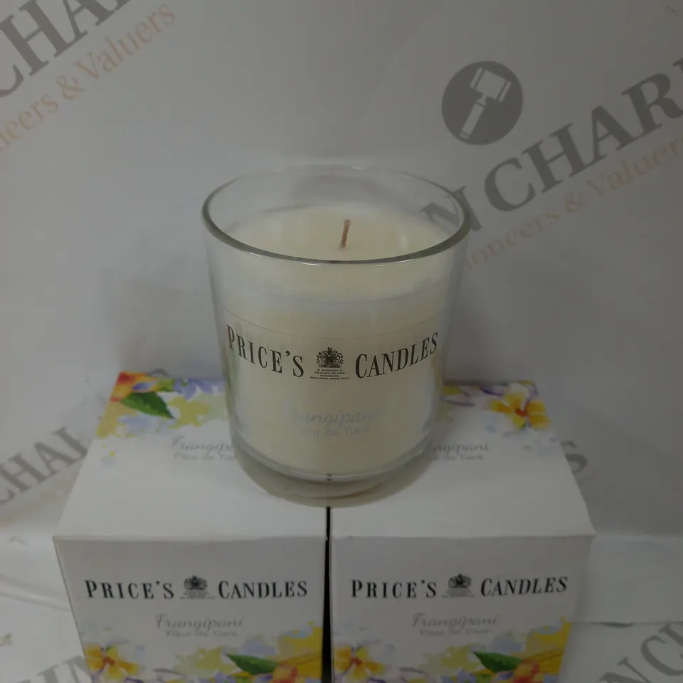 BOXED SET OF 2 PRICES CANDLES FRANGIPANI