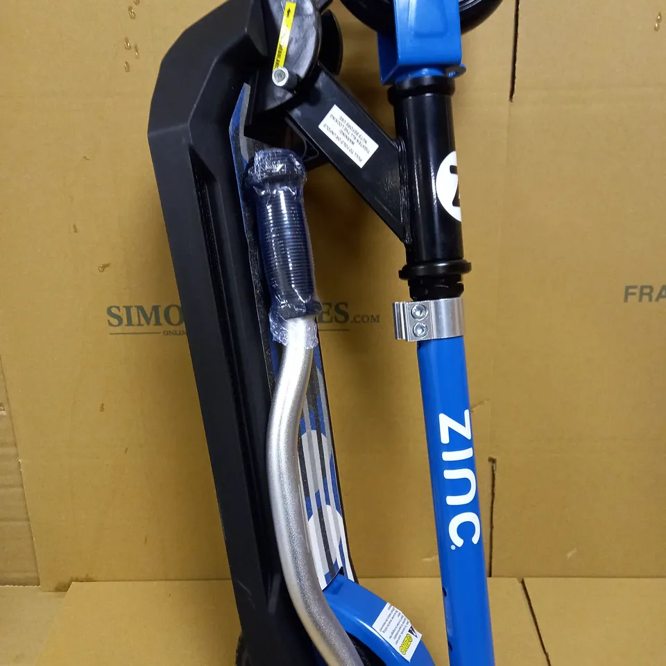 ZINC E4 MAX ELECTRIC SCOOTER - BLUE RRP £419.97