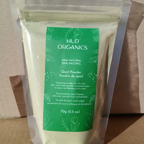 APPROXIMATELY 50 ORGANICS QASIL POWDER – 70G (2.5 OZ) MULTIPURPOSE CLEANSING POWDER