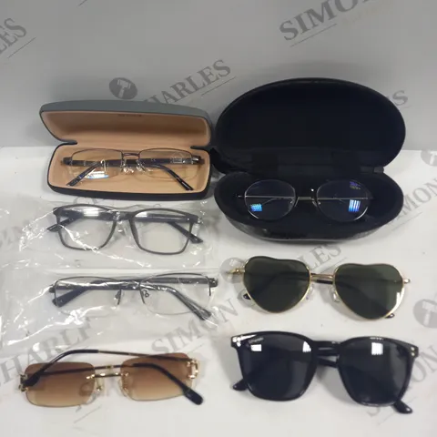 APPROXIMATELY 20 ASSORTED PRESCRIPTION/SUNGLASSES IN VARIOUS DESIGNS