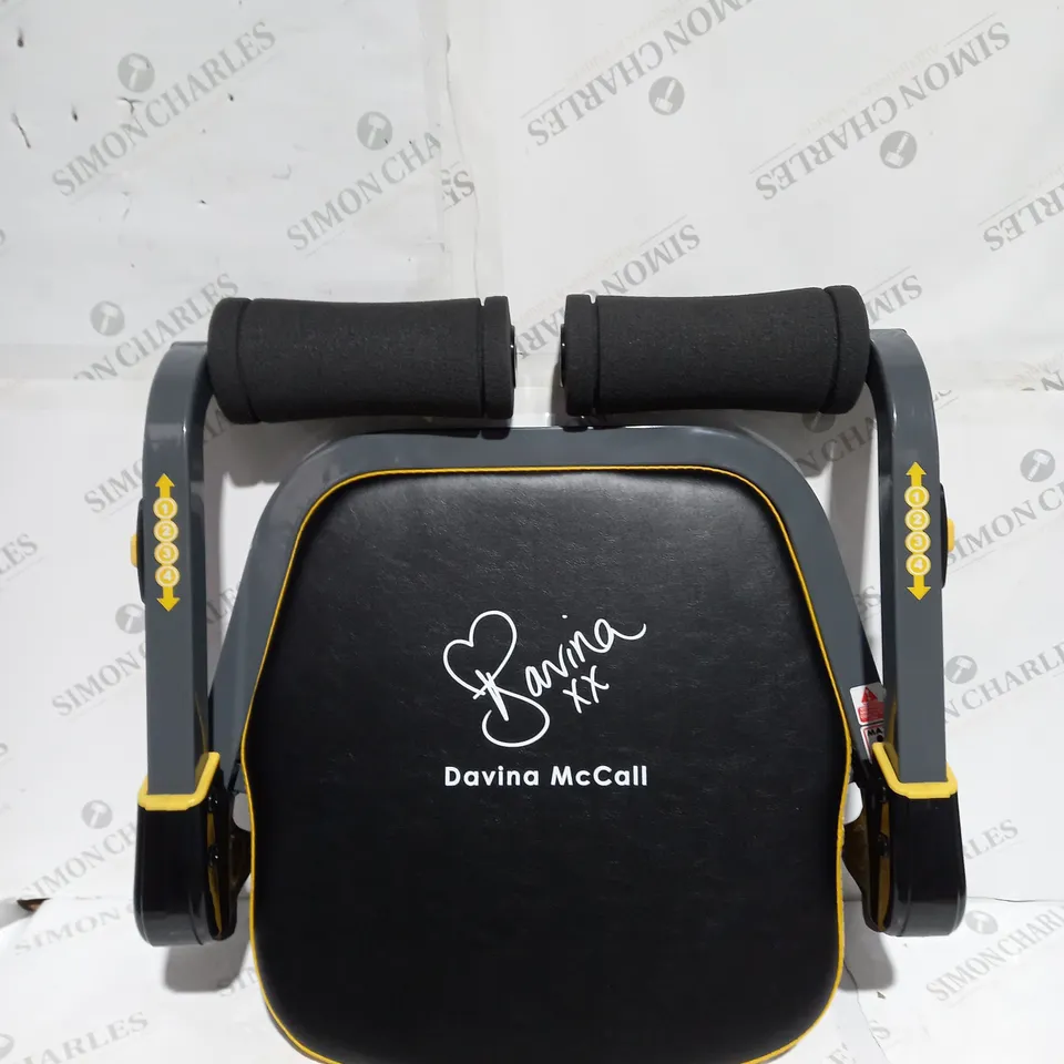 BOXED DAVINA FITNESS TOTAL BODY WORKOUT SYSTEM IN YELLOW