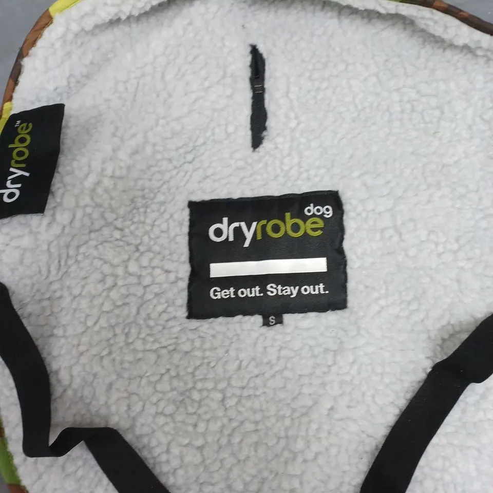 DRYROBE DOG ROBE CAMOFLAGE GREY SIZE SMALL