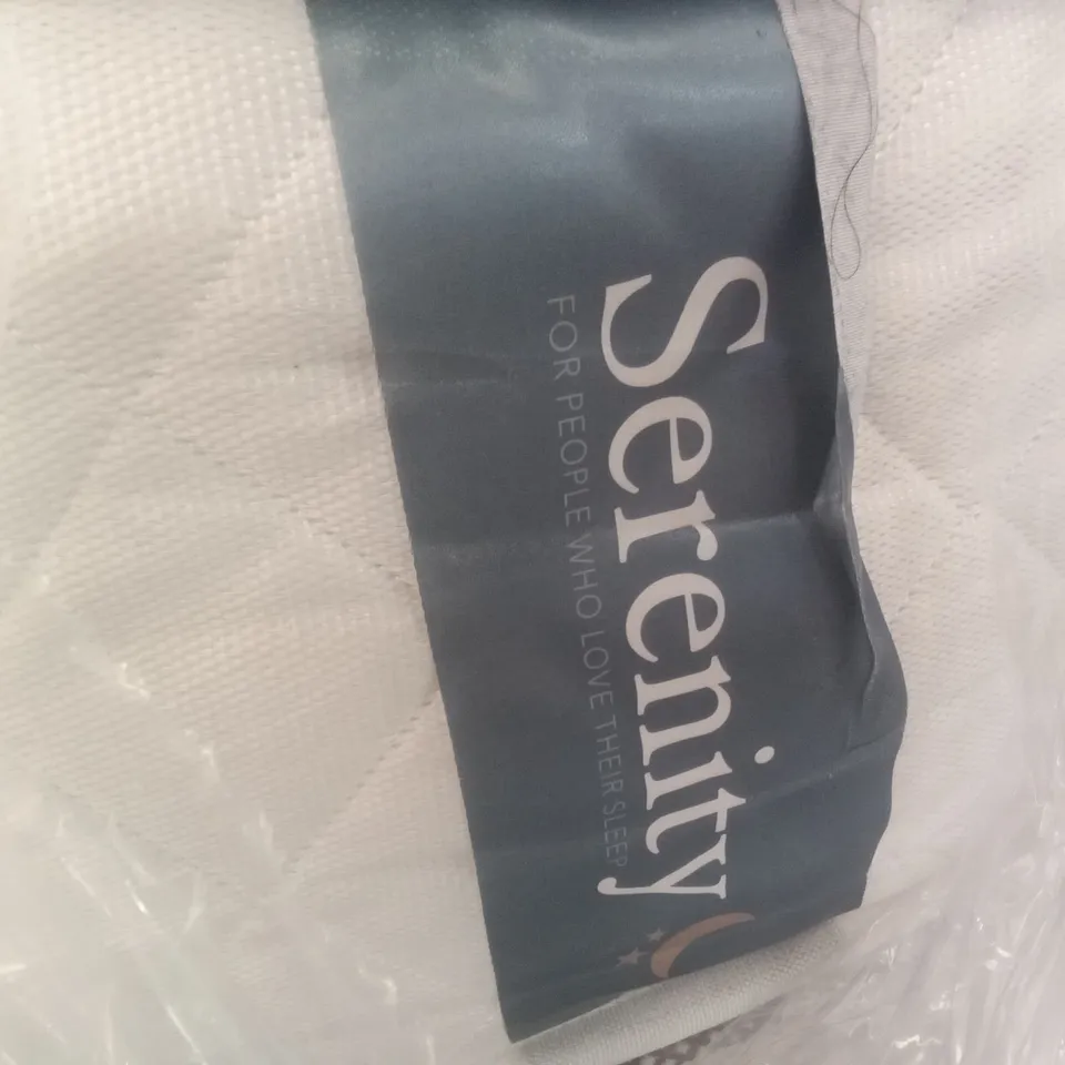 QUALITY BAGGED 4'6" DOUBLE SERENITY HYBRID POCKET SPRUNG AND MEMORY FOAM MATTRESS