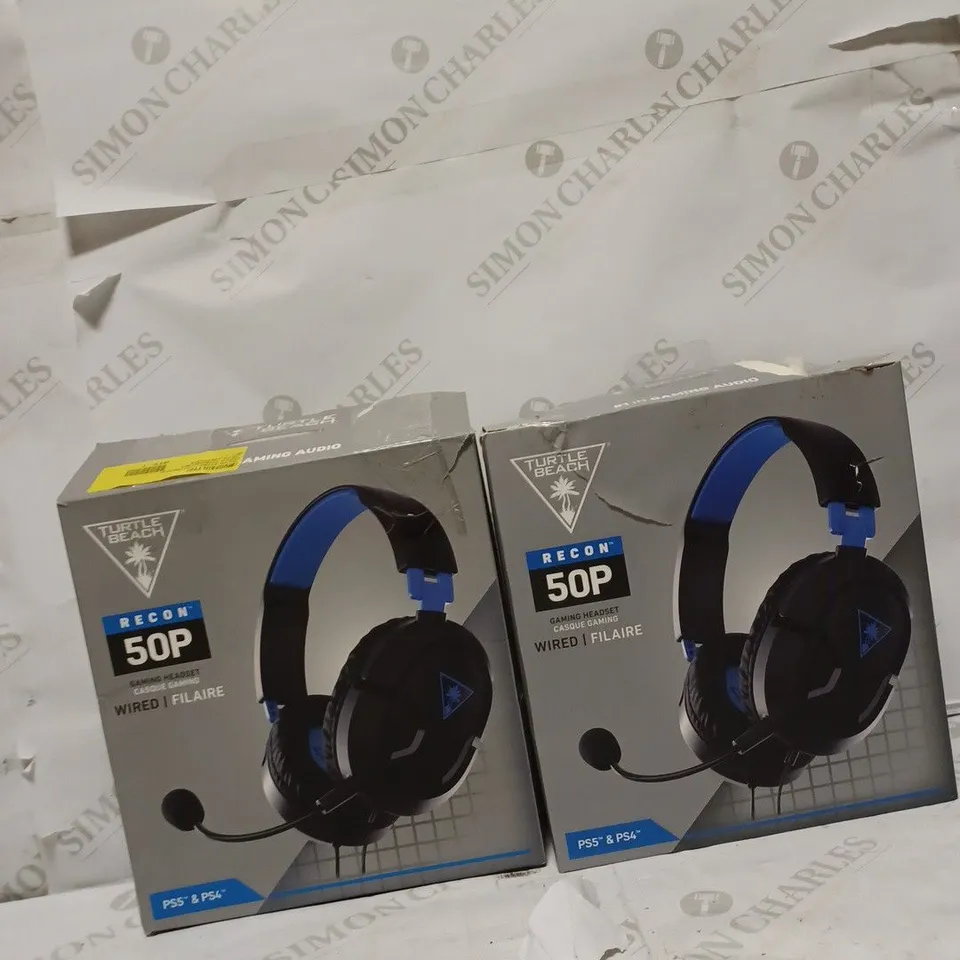 LOT OF 2 TURTLE BEACH RECON 50P