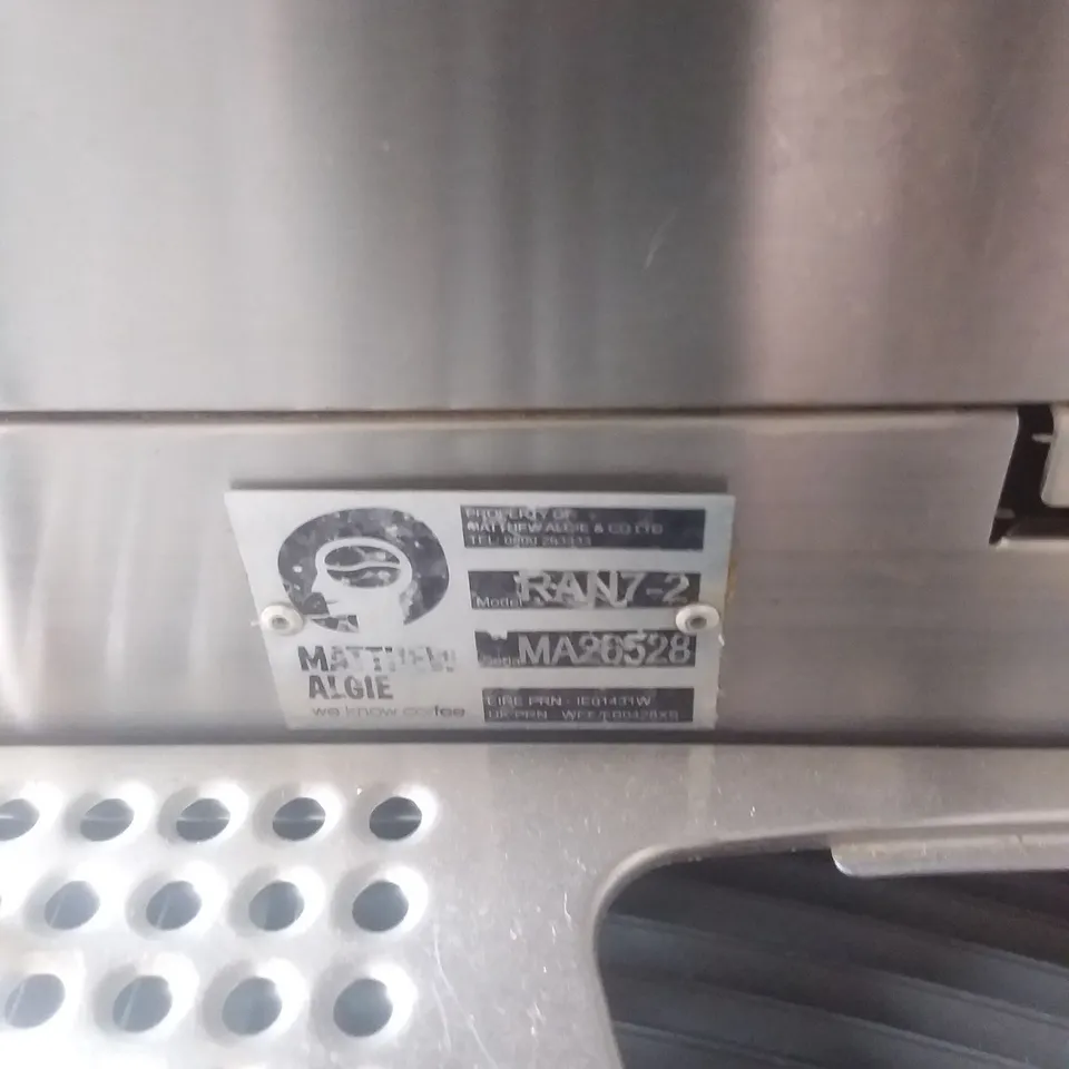 MATTHEW ALGIE RANCILIO CLASSE 7 COFFEE MACHINE 
