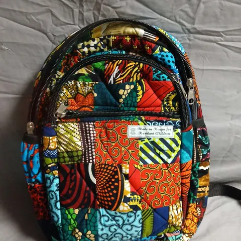 PATCHWORK QUILTED BACKPACK – MADE IN KENYA 