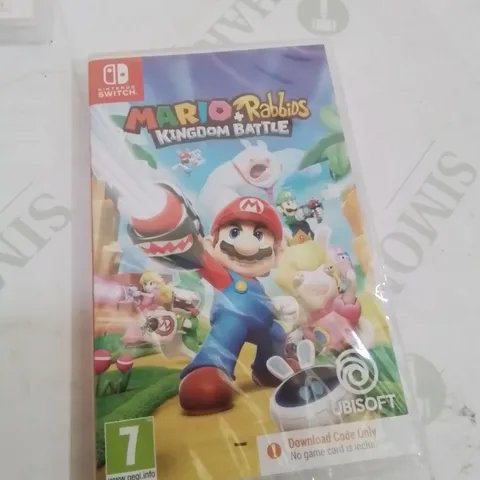 BOXED AND SEALED MARIO AND RABBIDS KINGDOM BATTLES ON NINTENDO SWITCH CONSOLE 