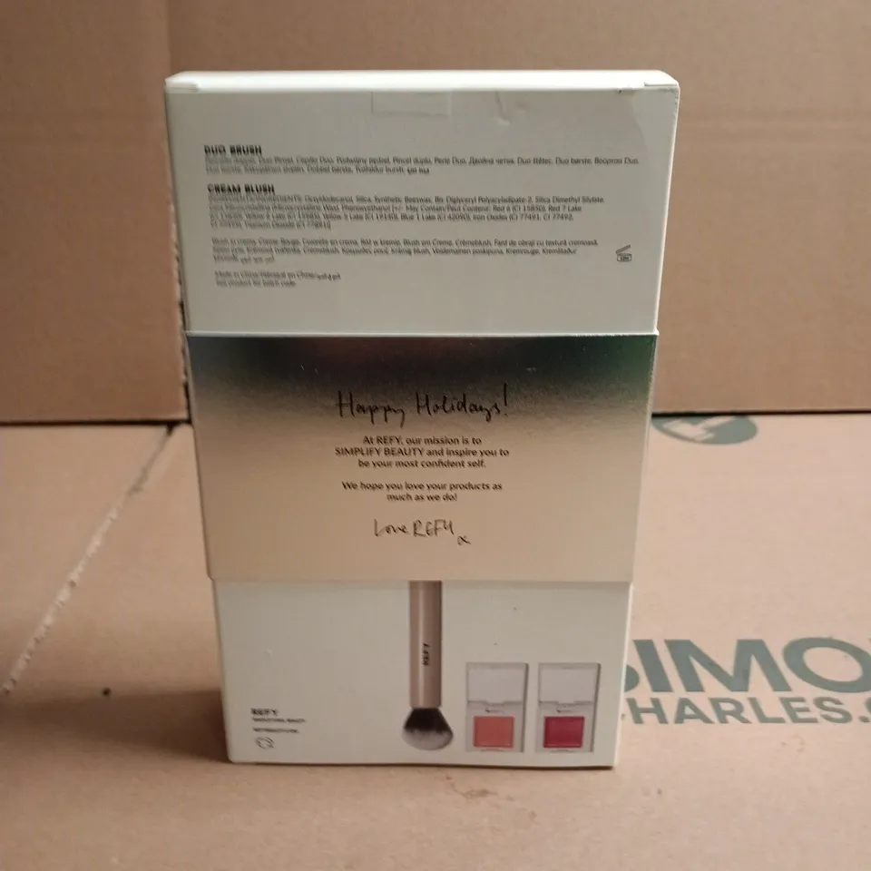 REFY DUO BRUSH & CREAM BLUSH SET