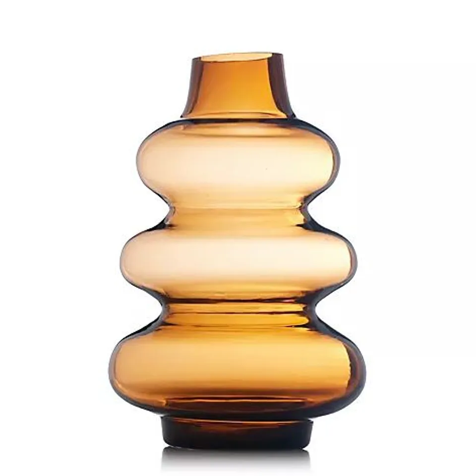 K BY KELLY HOPPEN RIPPLE GLASS VASE