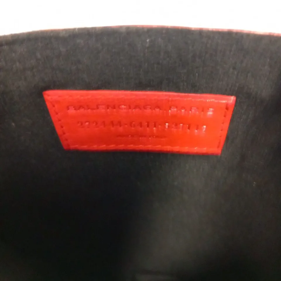 BALENCIAGA GIANT TABLET COQUELICOT RED BAG