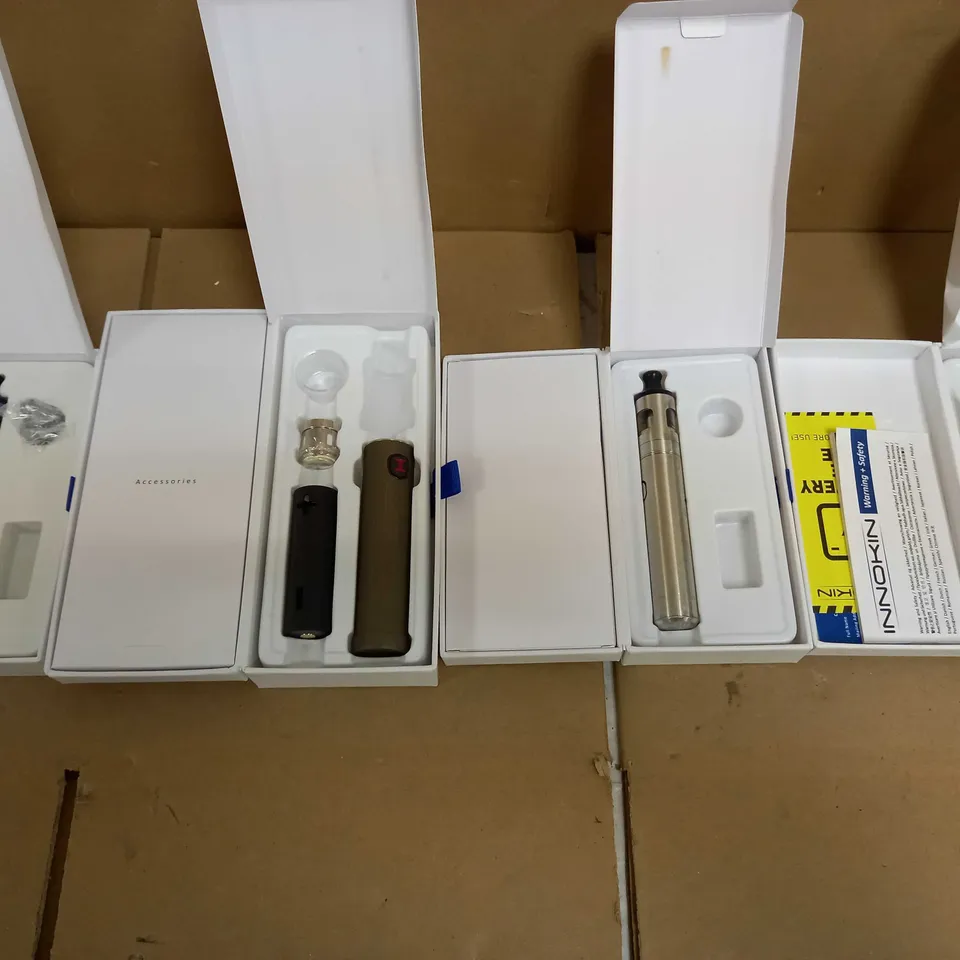 BOX OF ASSORTED E-CIGARETTE KITS TO INCLUDE INNOKIN AND ENDURA T18E SYSTEMS
