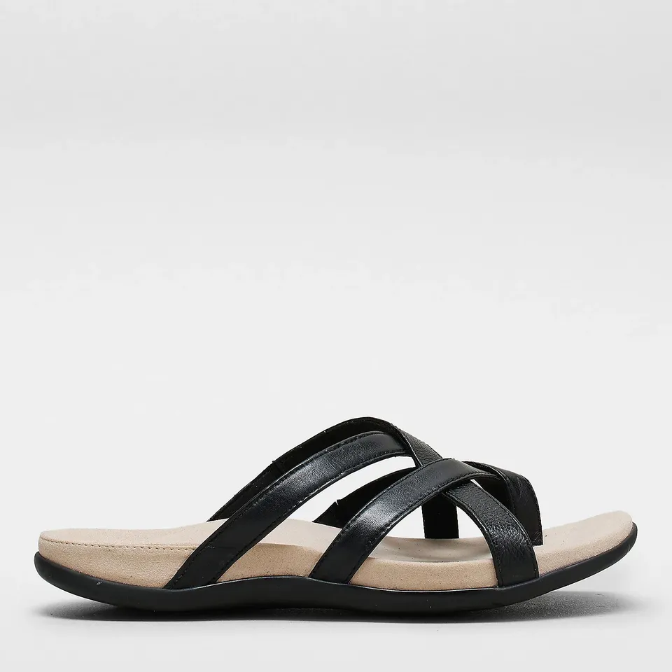 STRIVE LOLA SLIDE SANDAL- BLACK SIZE 6