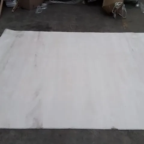 QUALITY DESIGNER AREA RUG - APPROXIMATELY 280CM X 200CM - CREAM 