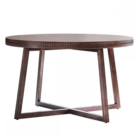 BOXED FABCO COLLECTION BONO RETREAT ROUND DINING TABLE (W)1200mm X (D)1200mm X (H)750mm (1 BOX)