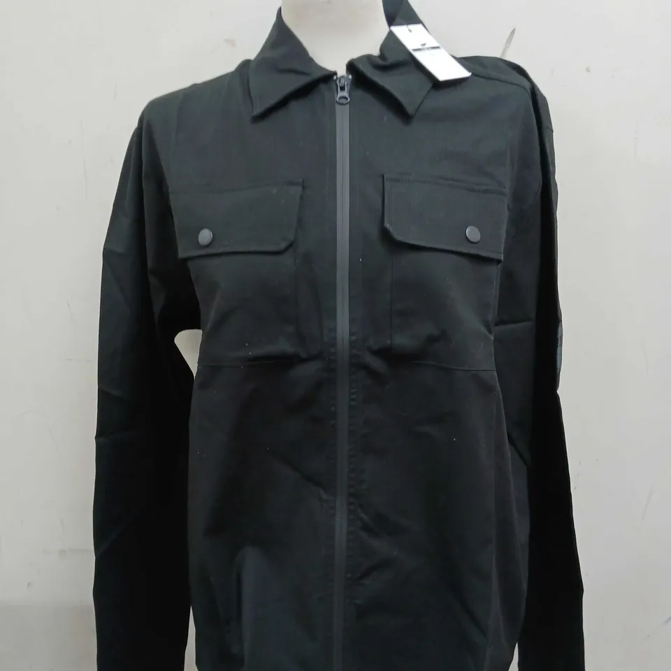 ORIGINAL DRY GOODS BLACK BLACK CARGO SHIRT - SIZE MEDIUM