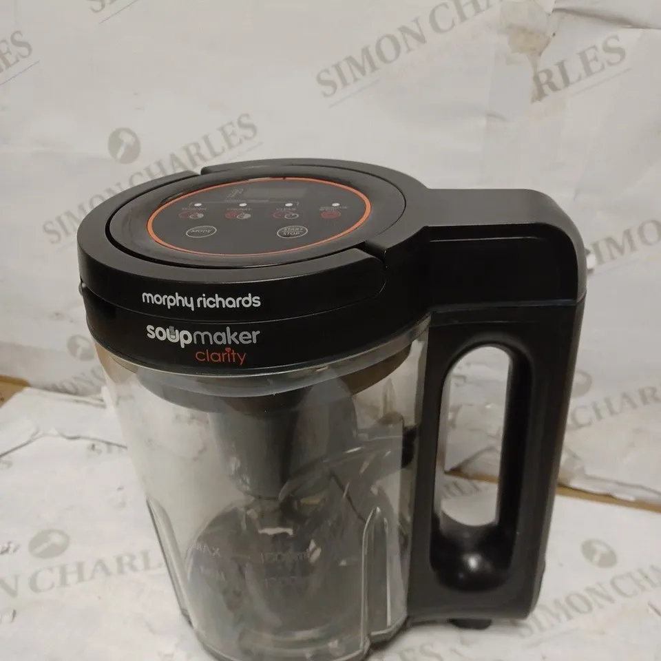 MORPHY RICHARDS CLARITY SOUP MAKER