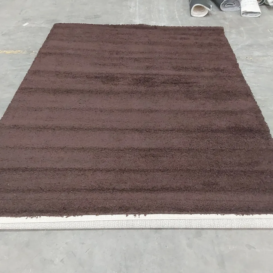 ANNIEMARIE CALIFORNIA SHAGGY RUG - CHOCOLATE // SIZE: 240 X 330cm