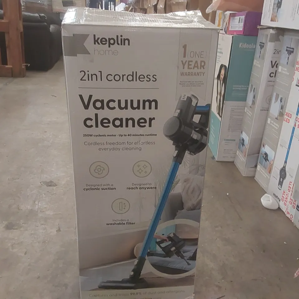 BOXED KEPLIN 2-IN-1 CORDLESS VACUUM CLEANER 