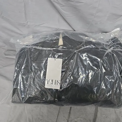 CURVE BORG LINED PARKA - BLACK - 20