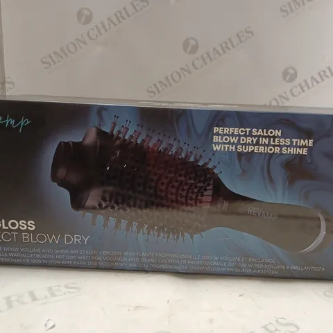 BOXED REVAMP PROGLOSS PERFECT BLOW DRY HAIRBRUSH