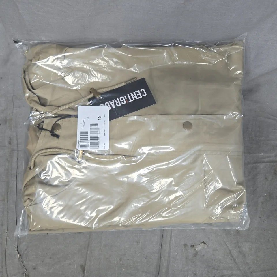 BAGGED CENTIGRADE SHORT PARKA WITH HOOD IN GREEN SIZE 2XL