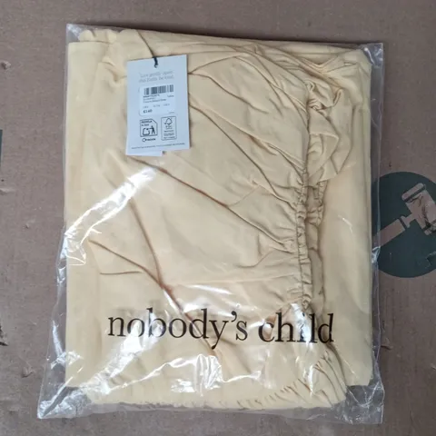 BAGGED NOBODY'S CHILD VICTORIA MIDAXII DRESS IN YELLOW SIZE UK 8