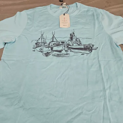 SEASALT CORNWALL MENS MIDWATCH TEE - SIZE M
