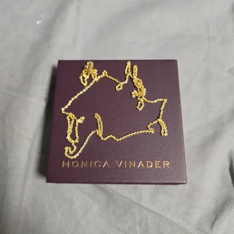 MONICA VINADER GOLD-TONE CHAIN NECKLACE