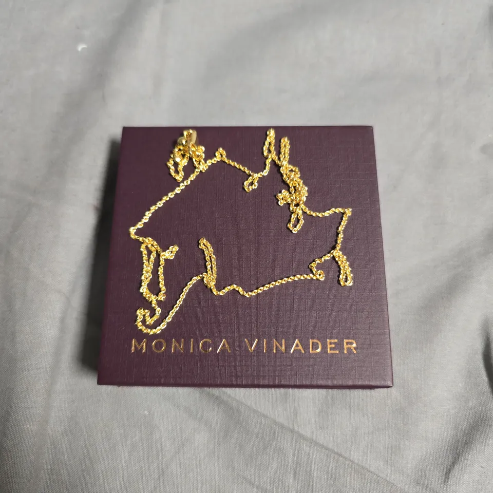 MONICA VINADER GOLD-TONE CHAIN NECKLACE