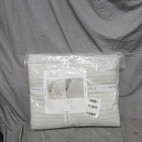 CATHERINE LANSFIELD STRIPE BEDSPREAD, 220 X 230 CM