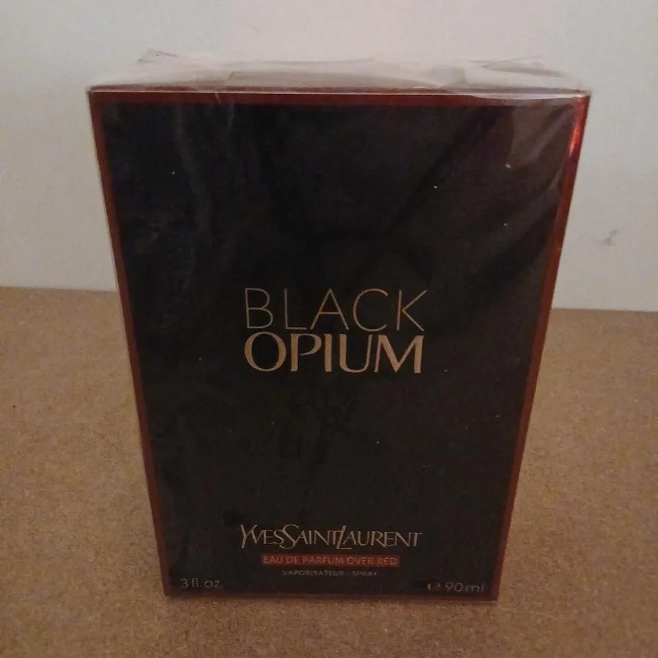 BOXED AND SEALED YVES SAINTLAURENT BLACK OPIUM EAU DE PARFUM OVER RED 90ML