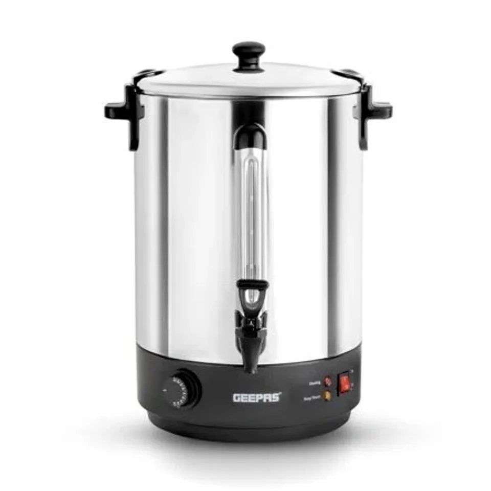 BOXED GEEPAS 30L STAINLESS STEEL WATER BOILER