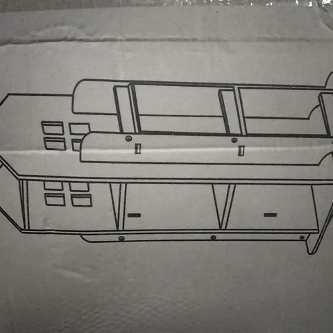 BOXED LIVING AND HOME BOOKSHELF 