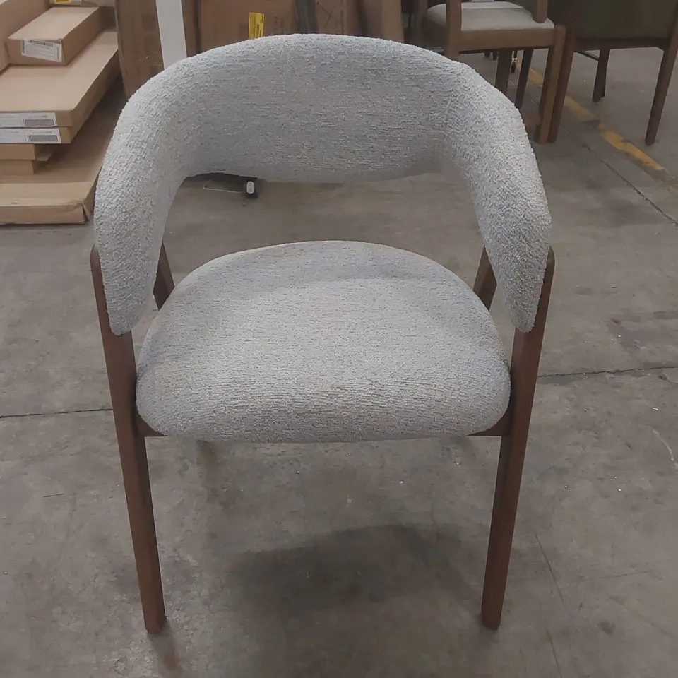 RIVERTON WALNUT EFFECT WOODEN FRAME DINING CHAIR