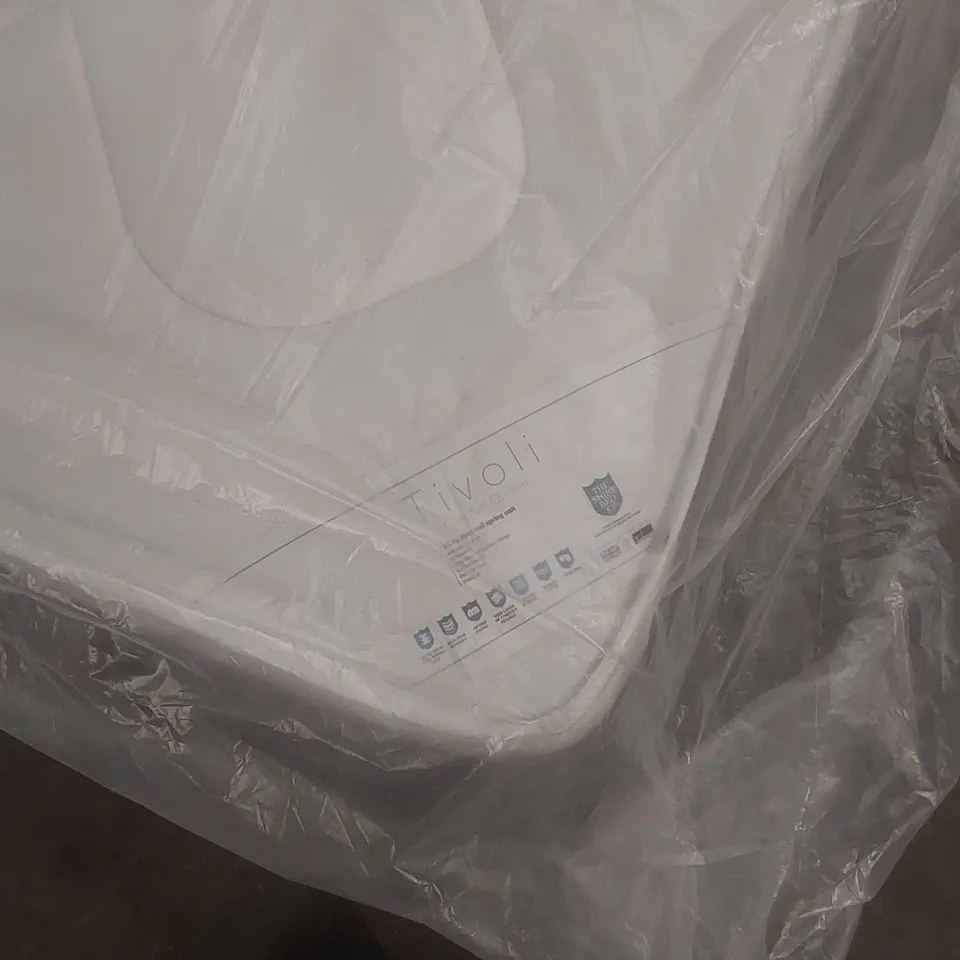QUALITY BAGGED TIVOLI 13.5G OPEN COIL SPRING UNIT 4'6 DOUBLE MATTRESS
