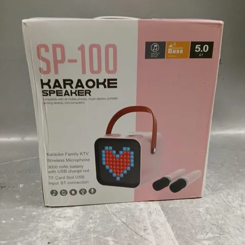 BOXED SP-100 KAROKE SPEAKER