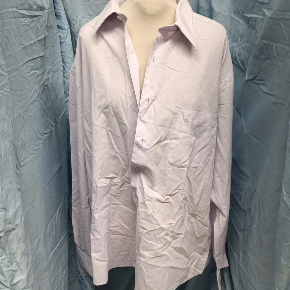 YVES SAINT LAURENT POUR HOMME SHIRT – LILAC, SIZE 46 (EU)