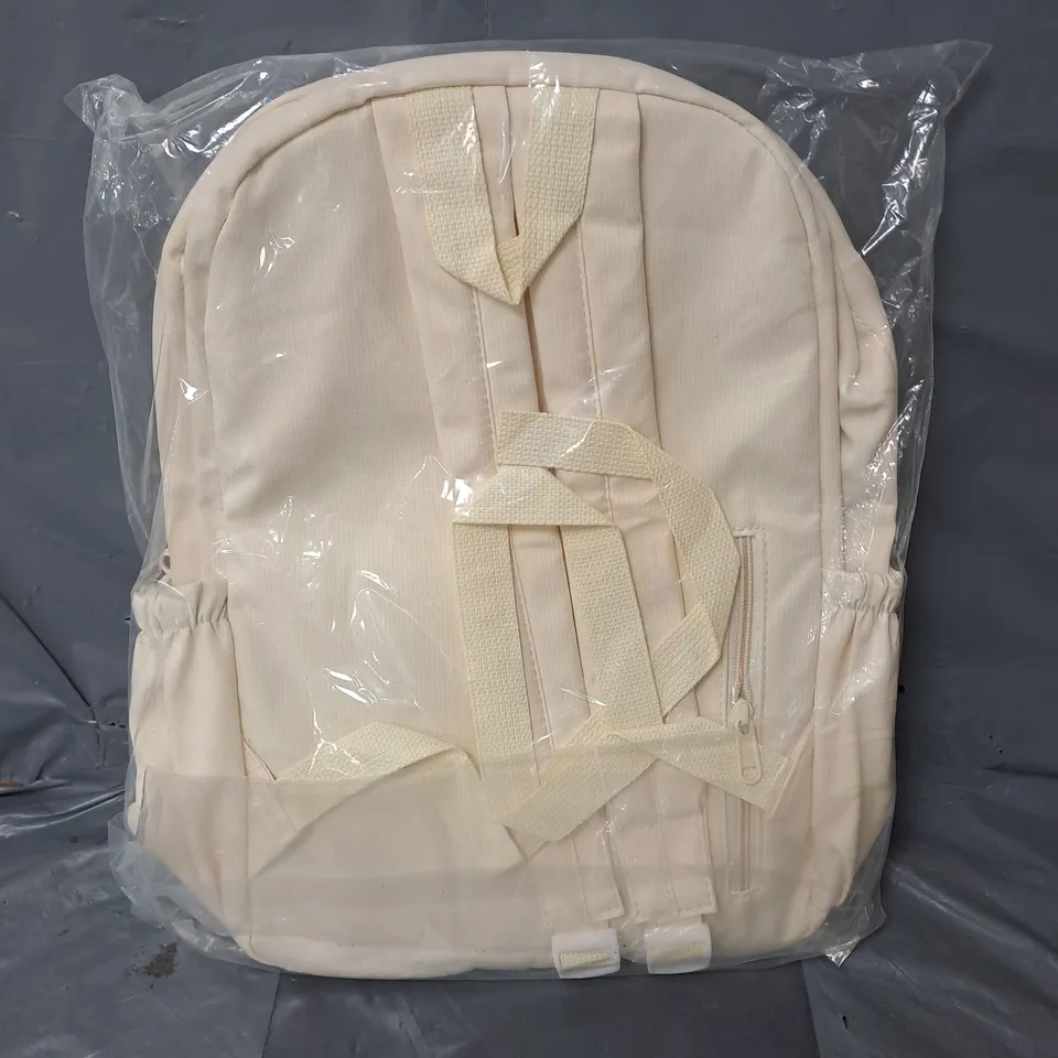 YU MA BEAR RUCKSACK BABY CHANGING BAG - CREAM
