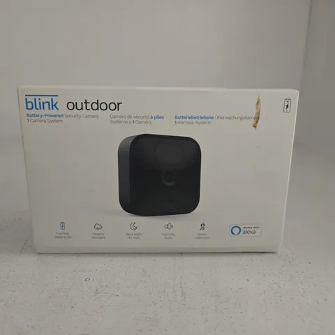 BLINK OUTDOOR BATTERY POWERED SECURITY CAMERA BOXED