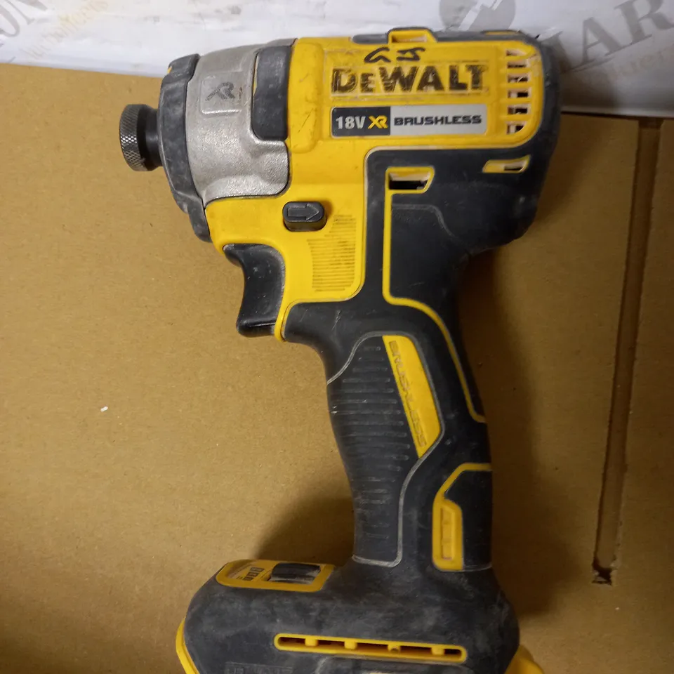 DEWALT DCF887N 18V XR 3 SPEED LI-ION BRUSHLESS IMPACT DRIVER NAKED BODY ONLY UNIT, 18 V