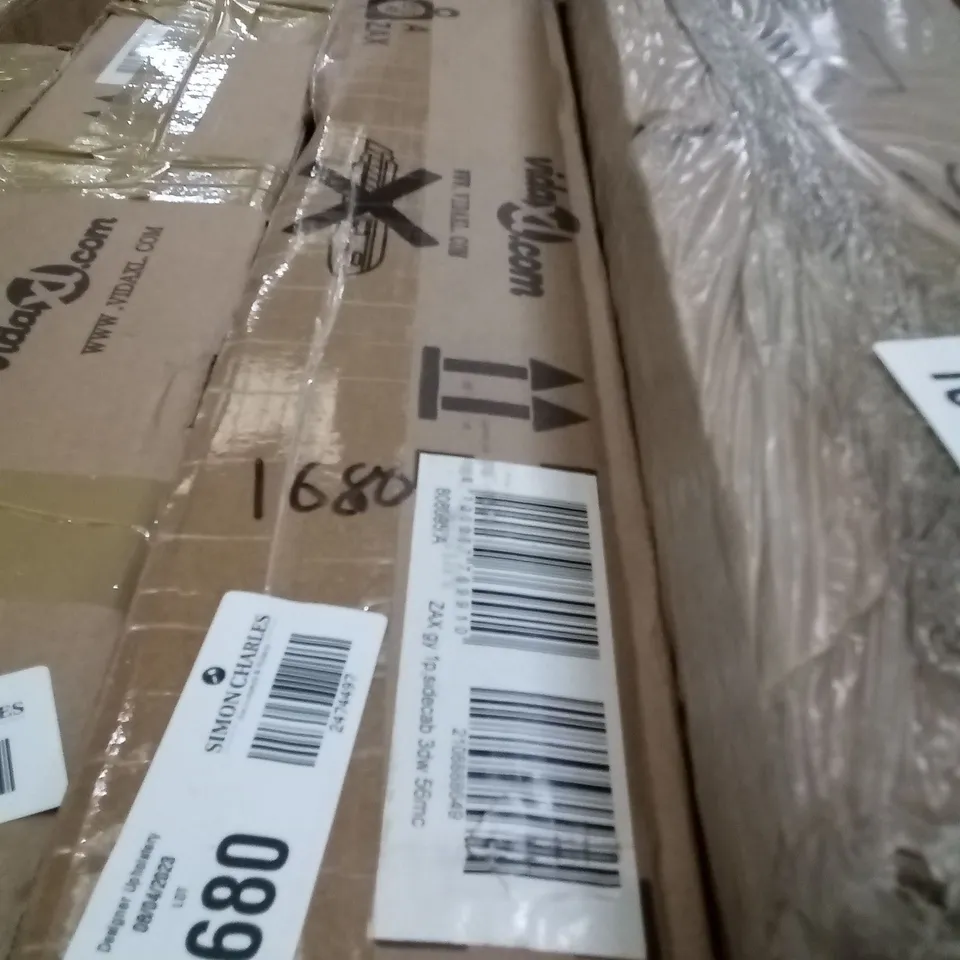 BOXED VIDAXL BEDSIDE CABINET GREY