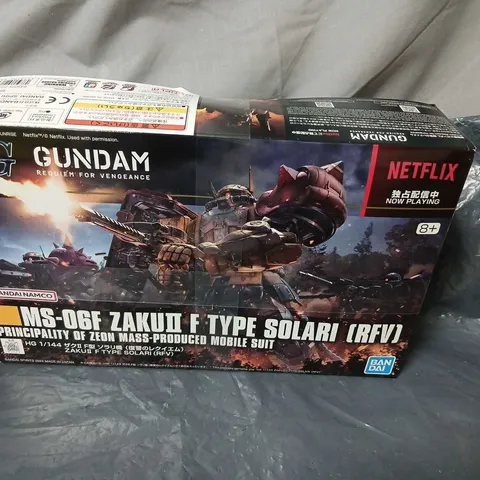 GUNDAM HG 1/144 MODEL KIT – MS-06F ZAKU F TYPE SOLARI (RV)