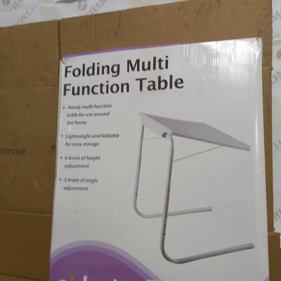 BOXED FOLDING MULTI FUNCTION TABLE