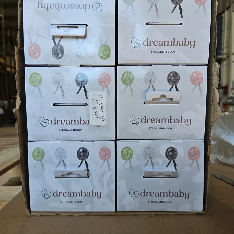 PACK OF 6 DREAMBABY STROLLERBUDDY FAN