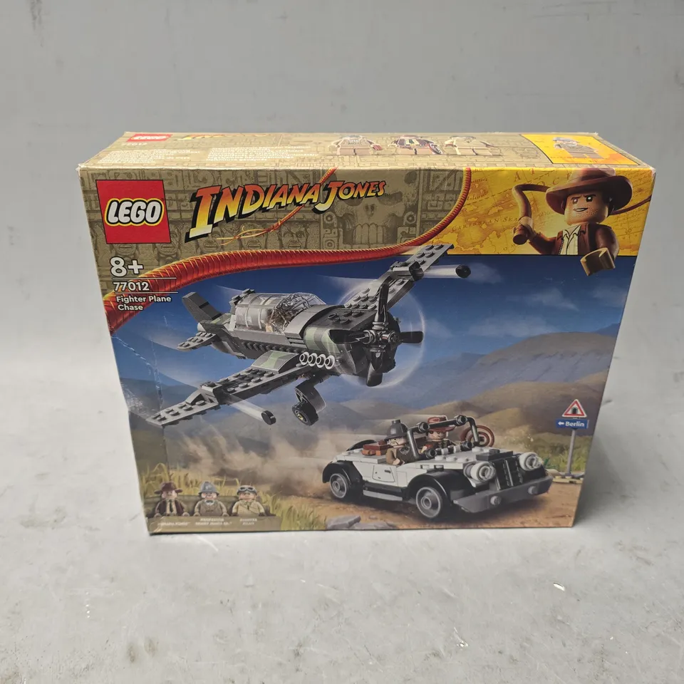BOXED LEGO INDIANA JONES FIGHTER PLANE CHASE - 77012