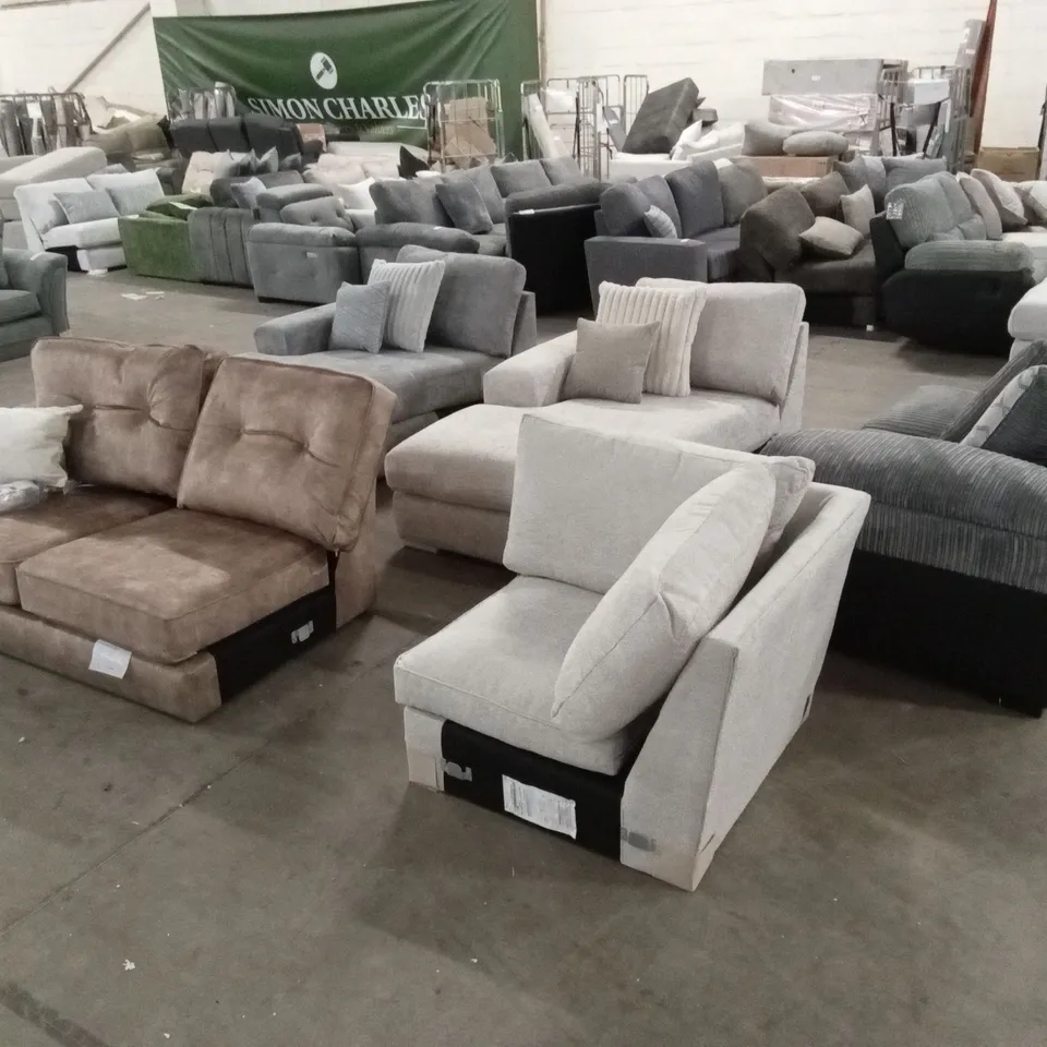 APPROX 5 x ASSORTED DESIGNER INCOMPLETE SOFA PARTS