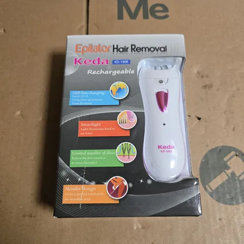 KEDA KD-190R EPILATOR – RECHARGEABLE HAIR REMOVAL DEVICE