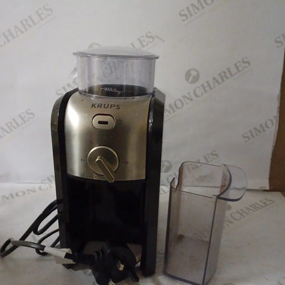 KRUPS EXPERT BURR GRINDER FOR COFFEE BEANS