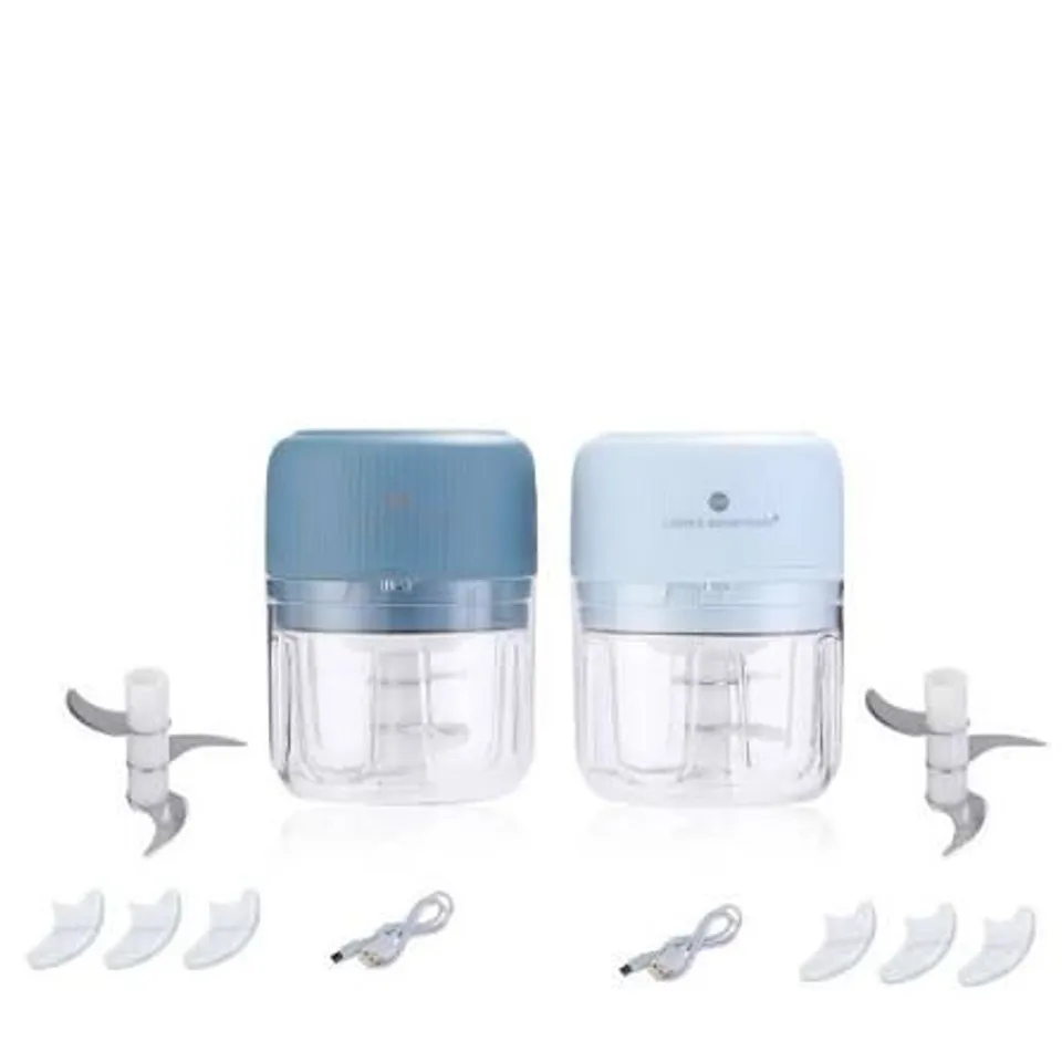 COOKS ESSENTIALS SET OF 2 MINI FOOD CHOPPERS